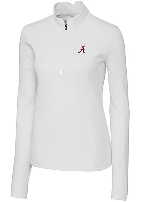 Cutter and Buck Alabama Crimson Tide Womens Traverse Qtr Zip