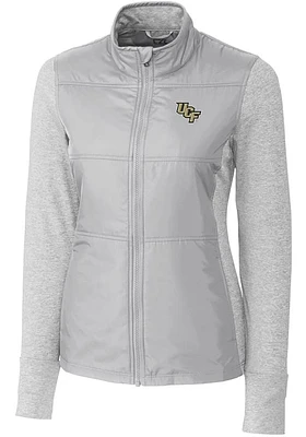 Cutter and Buck UCF Knights Womens Stealth Hybrid Quilted Medium Weight Jacket