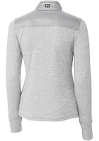 Cutter and Buck Washington State Cougars Womens Grey Stealth Hybrid Quilted Medium Weight Jacket