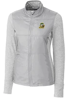 Cutter and Buck Oregon Ducks Womens Stealth Hybrid Quilted Medium Weight Jacket