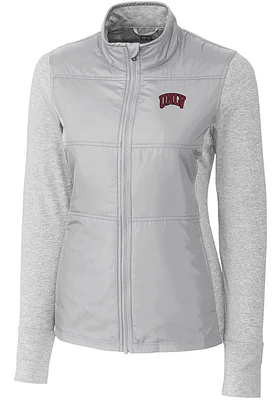 Cutter and Buck UNLV Runnin Rebels Womens Stealth Hybrid Quilted Medium Weight Jacket
