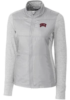 Cutter and Buck UNLV Runnin Rebels Womens Stealth Hybrid Quilted Medium Weight Jacket