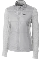 Cutter and Buck Jackson State Tigers Womens Stealth Hybrid Quilted Medium Weight Jacket