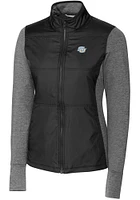 Cutter and Buck Southern University Jaguars Womens Black Stealth Hybrid Quilted Medium Weight Ja..