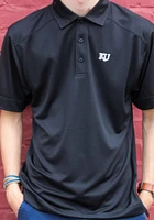 Cutter and Buck Kansas Jayhawks Mens Black Genre Short Sleeve Polo