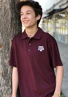 Cutter and Buck Texas A&M Aggies Mens Maroon Genre Short Sleeve Polo