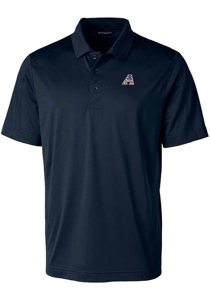 Cutter and Buck Arizona Diamondbacks Mens Navy Blue Prospect Textured Big Tall Polos Shirt