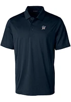Cutter and Buck Miami Marlins Mens Navy Blue Prospect Textured Big Tall Polos Shirt