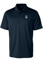 Cutter and Buck New York Mets Mens Navy Blue Prospect Textured Big Tall Polos Shirt