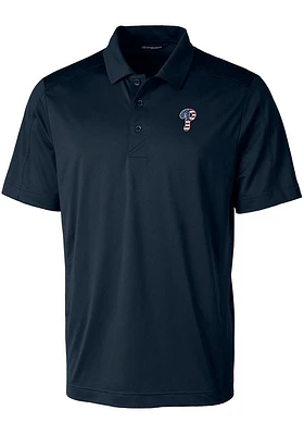 Cutter and Buck Philadelphia Phillies Navy Blue Prospect Textured Big Tall Polo