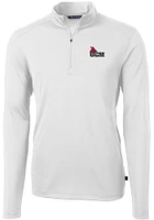Cutter and Buck Central Missouri Mules Mens Virtue Eco Pique Long Sleeve Qtr Zip Pullover