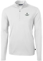 Cutter and Buck Colorado State Rams Mens Virtue Eco Pique Long Sleeve Qtr Zip Pullover