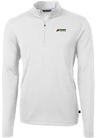 Cutter and Buck Florida A&M Rattlers Mens Virtue Eco Pique Long Sleeve Qtr Zip Pullover