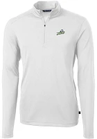 Cutter and Buck Florida Gulf Coast Eagles Mens Virtue Eco Pique Long Sleeve Qtr Zip Pullover