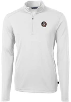 Cutter and Buck Florida State Seminoles Mens Virtue Eco Pique Long Sleeve Qtr Zip Pullover