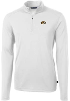 Cutter and Buck Missouri Tigers Mens Virtue Eco Pique Long Sleeve Qtr Zip Pullover