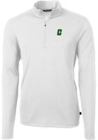 Cutter and Buck UNCC 49ers Mens Virtue Eco Pique Long Sleeve Qtr Zip Pullover