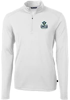 Cutter and Buck UNCW Seahawks Mens Virtue Eco Pique Long Sleeve Qtr Zip Pullover
