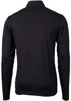 Cutter and Buck Washington State Cougars Mens Virtue Eco Pique Long Sleeve Qtr Zip Pullover