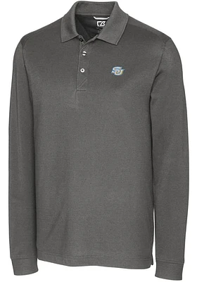 Cutter and Buck Southern University Jaguars Mens Advantage Pique Long Sleeve Polo Shirt