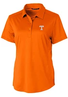 Cutter and Buck Tennessee Volunteers Womens Prospect Textured Short Sleeve Polo Shirt