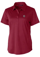 Cutter and Buck South Carolina Gamecocks Womens Prospect Textured Short Sleeve Polo Shirt