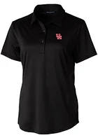 Cutter and Buck Houston Cougars Womens Prospect Textured Short Sleeve Polo Shirt
