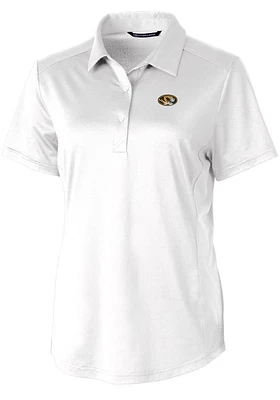 Cutter and Buck Missouri Tigers Womens Prospect Textured Short Sleeve Polo Shirt