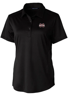 Cutter and Buck Mississippi State Bulldogs Womens Prospect Textured Short Sleeve Polo Shir