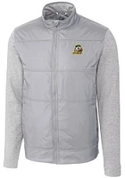 Mens Oregon Ducks Cutter and Buck Stealth Hybrid Quilted Medium Weight Jacket