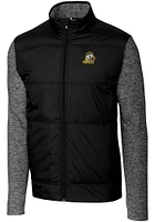 Mens Oregon Ducks Cutter and Buck Stealth Hybrid Quilted Medium Weight Jacket