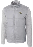 Cutter and Buck UCF Knights Mens Stealth Hybrid Quilted Medium Weight Jacket