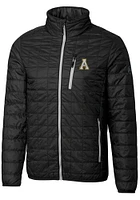 Cutter and Buck Appalachian State Mountaineers Mens Black Rainier PrimaLoft Puffer Filled Jacket