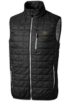 Cutter and Buck Colorado Buffaloes Mens Black Rainier PrimaLoft Puffer Sleeveless Jacket