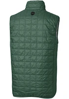 Cutter and Buck Hawaii Warriors Mens Green Rainier PrimaLoft Puffer Sleeveless Jacket