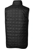 Cutter and Buck Iowa State Cyclones Mens Black Rainier PrimaLoft Puffer Sleeveless Jacket