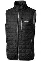 Cutter and Buck Providence Friars Mens Black Rainier PrimaLoft Puffer Sleeveless Jacket