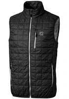 Cutter and Buck South Carolina Gamecocks Mens Black Rainier PrimaLoft Puffer Sleeveless Jacket