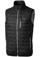 Cutter and Buck Wake Forest Demon Deacons Mens Black Rainier PrimaLoft Puffer Sleeveless Jacket