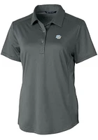 Cutter and Buck Southern University Jaguars Womens Grey Prospect Textured Short Sleeve Polo Shir..