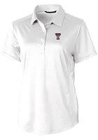 Cutter and Buck Texas Tech Red Raiders Womens Prospect Textured Short Sleeve Polo Shirt