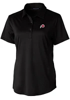 Cutter and Buck Utah Utes Womens Prospect Textured Short Sleeve Polo Shirt