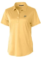 Cutter and Buck Purdue Boilermakers Womens Prospect Textured Short Sleeve Polo Shirt