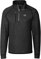 Cutter and Buck Jackson State Tigers Mens Charcoal Mainsail Long Sleeve Qtr Zip Pullover