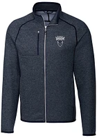 Cutter and Buck Howard Bison Mens Navy Blue Mainsail Medium Weight Jacket