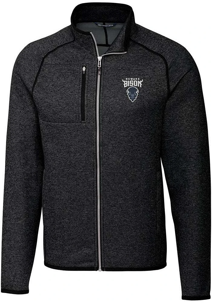 Cutter and Buck Howard Bison Mens Charcoal Mainsail Medium Weight Jacket