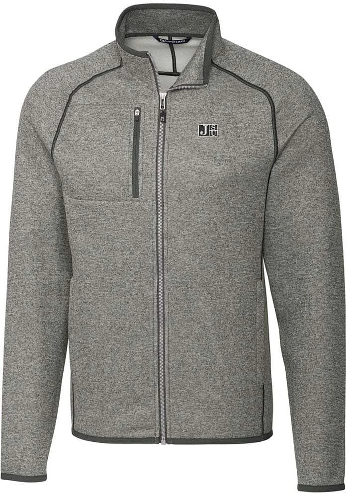 Cutter and Buck Jackson State Tigers Mens Grey Mainsail Medium Weight Jacket