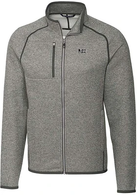 Cutter and Buck Jackson State Tigers Mens Grey Mainsail Medium Weight Jacket