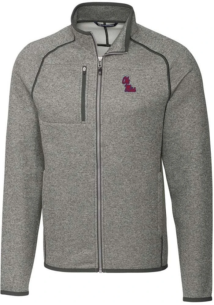 Cutter and Buck Ole Miss Rebels Mens Mainsail Medium Weight Jacket