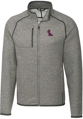 Cutter and Buck Ole Miss Rebels Mens Mainsail Medium Weight Jacket